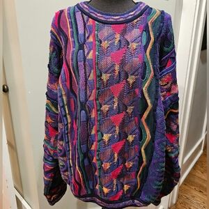 Tundra Canada Multicolor Geometric Crew Neck Sweater